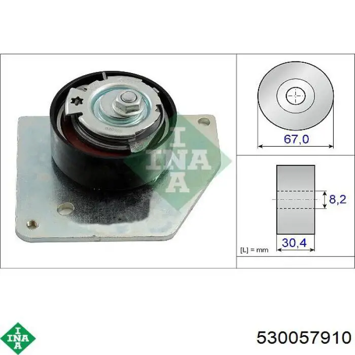 Comprar 530057910 INA Kit de correa de distribución