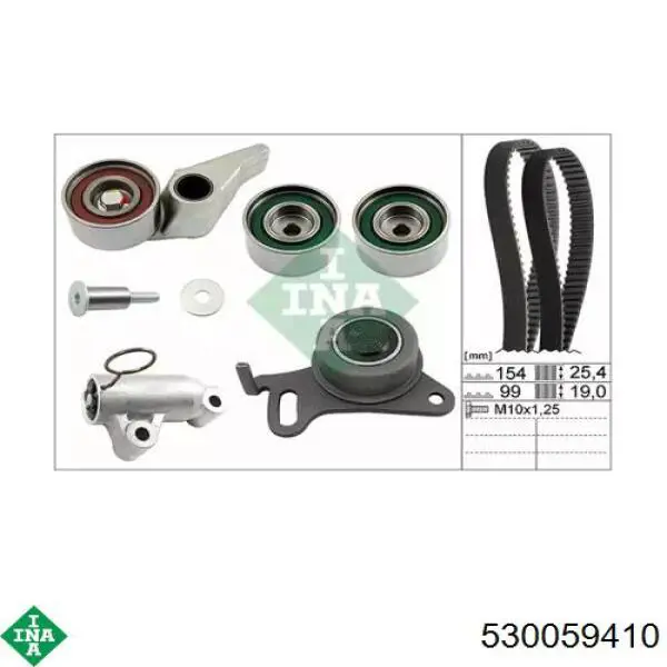 Comprar 530059410 INA Kit de correa de distribución