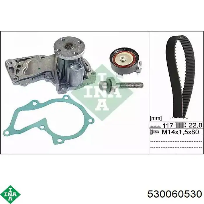 Comprar 530060530 INA Kit de correa de distribución