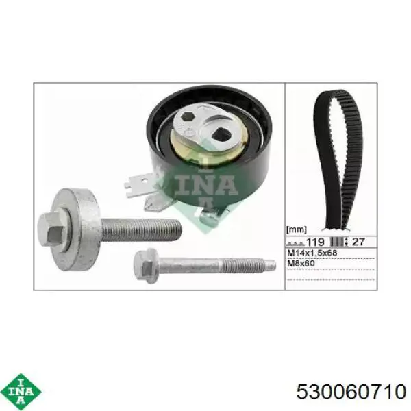 Kit correa de distribución Nissan Qashqai 2 J11