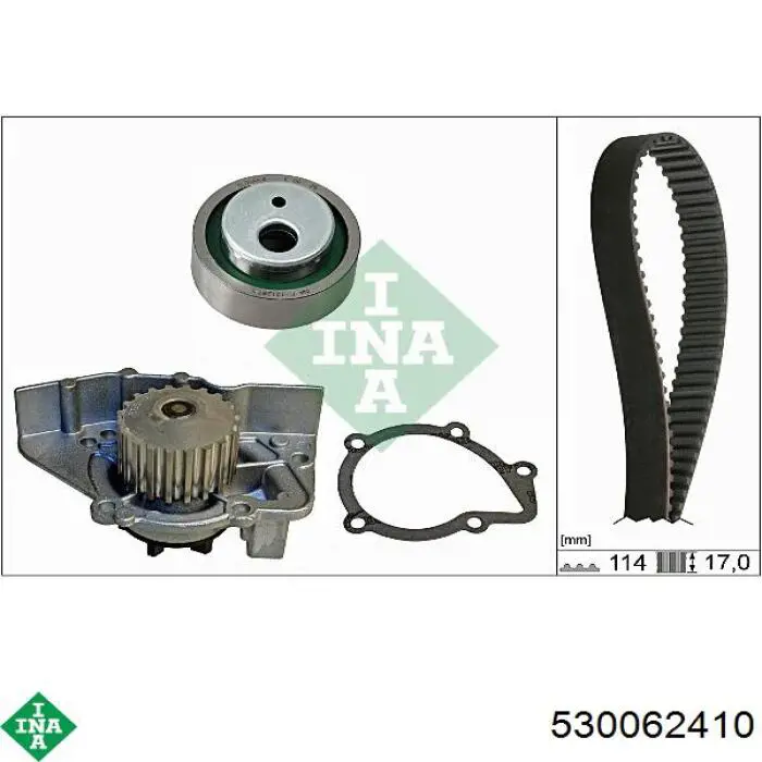530062410 INA Kit correa de distribución