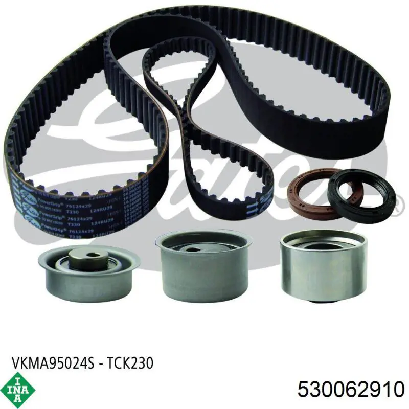 Comprar 530062910 INA Kit de correa de distribución