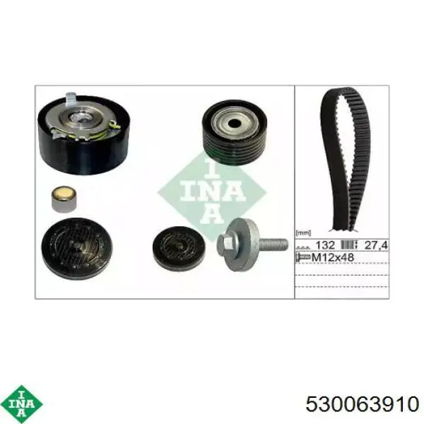 Comprar 530063910 INA Kit de correa de distribución