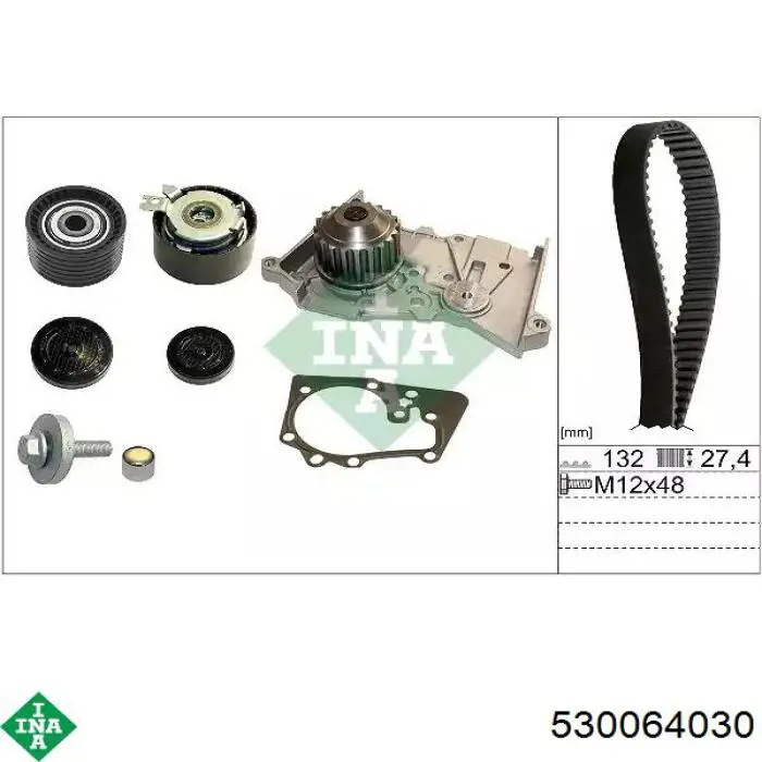 Comprar 530064030 INA Kit de correa de distribución
