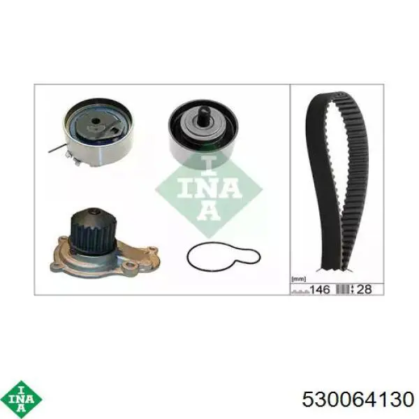 Comprar 530064130 INA Kit de correa de distribución