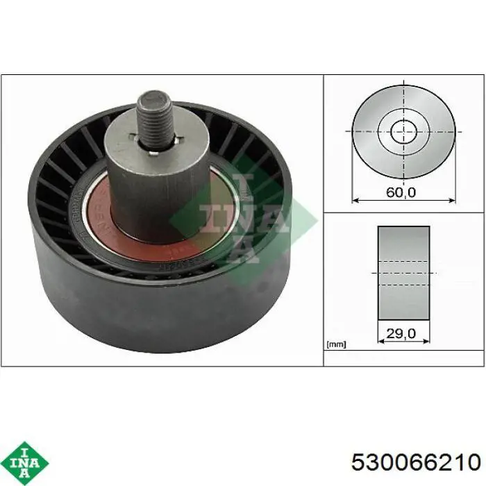 530066210 INA kit correa de distribución