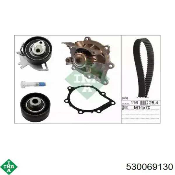 Kit de distribución 530069130 INA