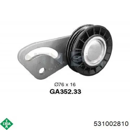 Tensor de la correa trapecial INA 531002810 precio, desde 155,61 EUR