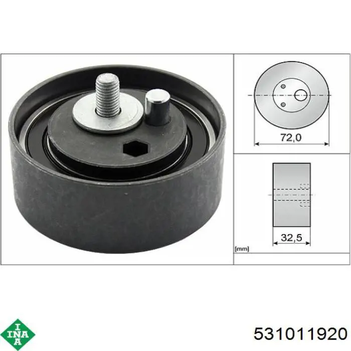 Tensor correa distribución 531011920 INA
