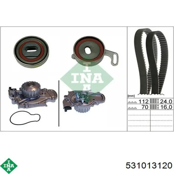 Comprar 531013120 INA Tensor, correa de distribucion