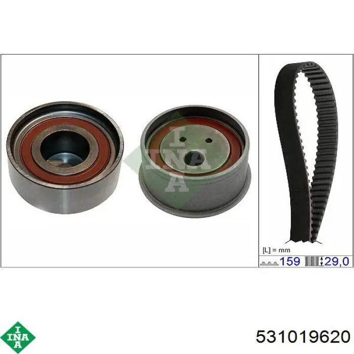Tensor de la correa de distribución INA 531019620 precio, desde 19,78 EUR
