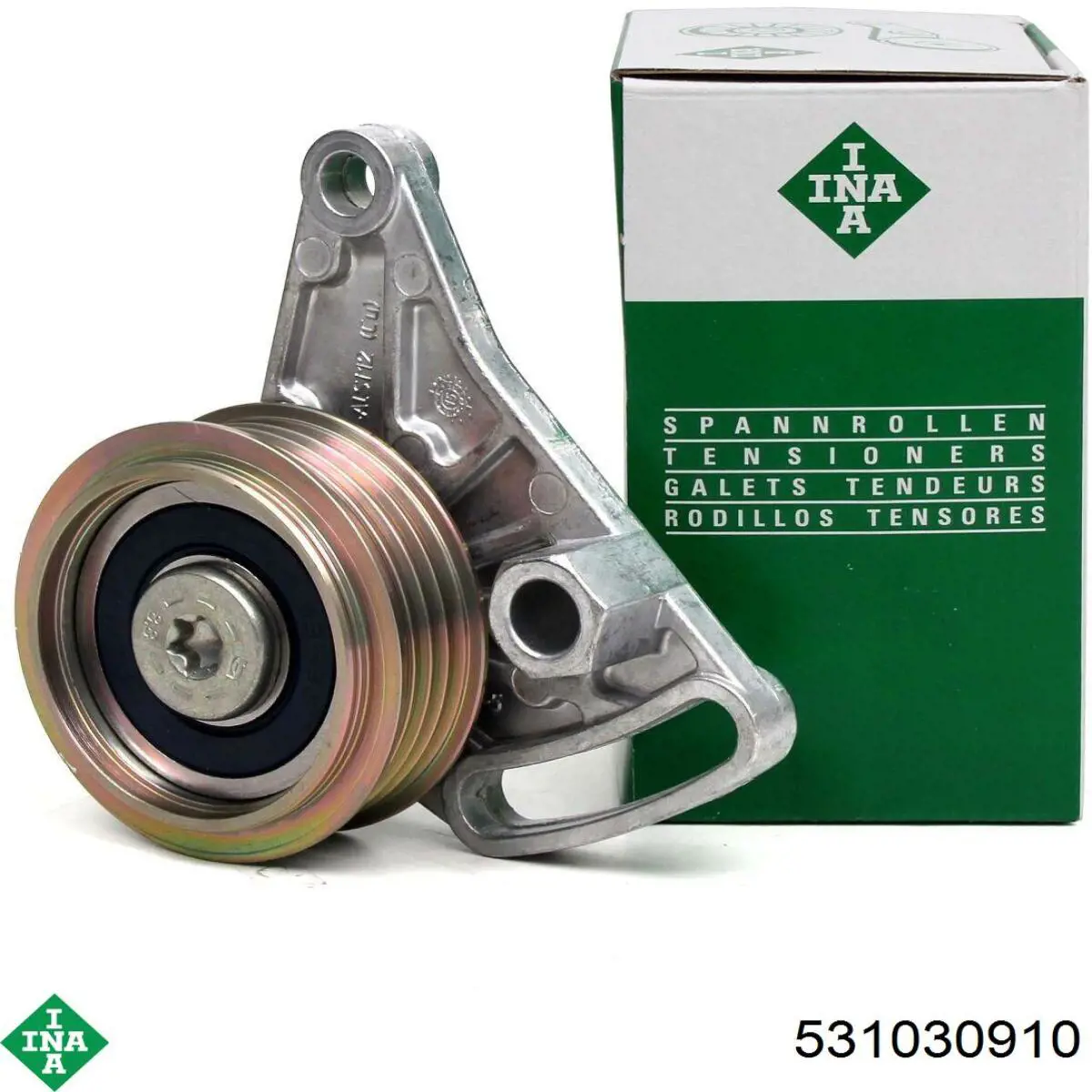 Tensor de la correa trapecial poli v INA 531030910