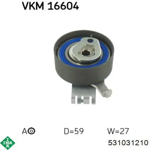 Tensor correa distribución 531031210 INA