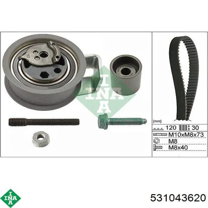 Tensor correa distribución 531043620 INA