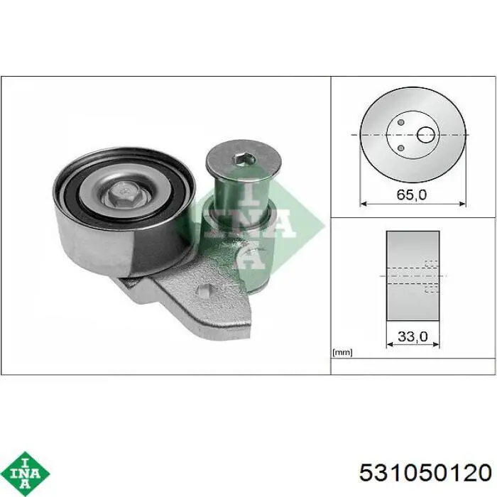 531050120 INA rodillo, cadena de distribución
