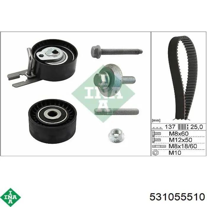 Rodillo, cadena de distribución Citroen C4 UA