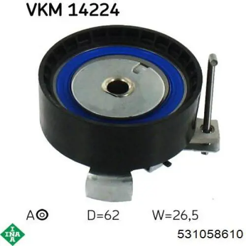 Tensor de la correa de distribución INA 531058610 precio, desde 38,63 EUR