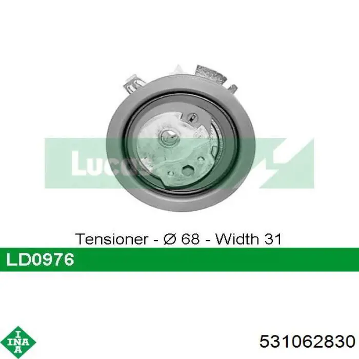 Tensor de la correa de distribución INA 531062830 precio, desde 43,70 EUR