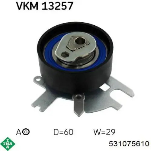 Tensor de la correa de distribución INA 531075610 precio, desde 12,98 EUR