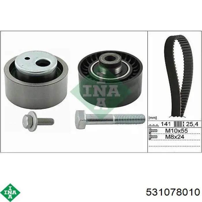 Tensor de la correa de distribución INA 531078010 precio, desde 53,45 EUR