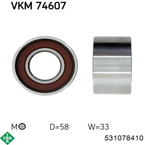 Tensor de la correa de distribución INA 531078410 precio, desde 16,87 EUR