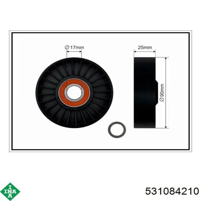 Tensor de la correa trapecial poli v Chrysler 4792410AE