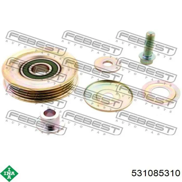 Rodillo tensor correa poli V INA 531085310 precio, desde 52,79 EUR