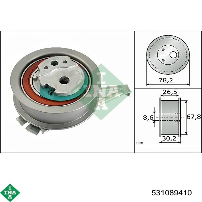 Tensor, correa dentada Audi A4 8K2