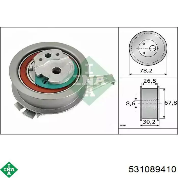 Comprar 531089410 INA Tensor, correa de distribucion