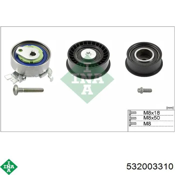 Rodillo intermedio de correa dentada Opel Vectra