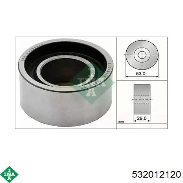 Rodillo intermedio de correa dentada Alfa Romeo 146 930