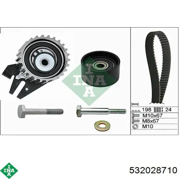 Rodillo intermedio de correa dentada Fiat Bravo 2 198