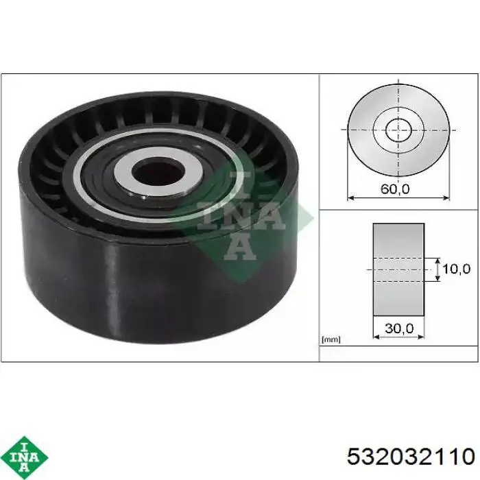 Comprar 532032110 INA Polea correa distribución