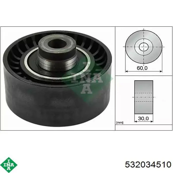 Polea correa distribución INA 532034510 precio, desde 43,48 EUR