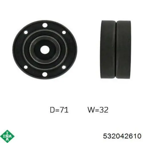 Polea correa distribución T42094 Gates