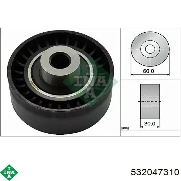 Comprar 532047310 INA Polea correa distribución
