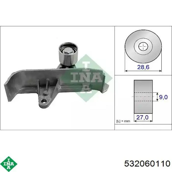 Polea correa distribución INA 532060110 precio, desde 39,82 EUR