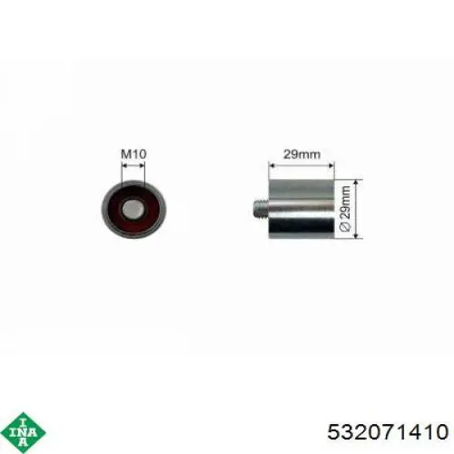 Polea correa distribución INA 532071410 precio, desde 17,85 EUR