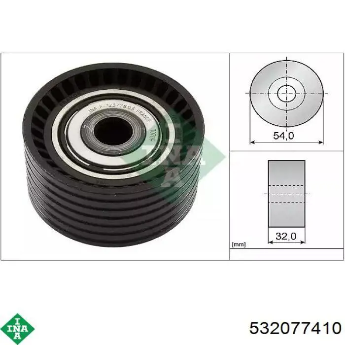 Polea correa distribución INA 532077410 precio, desde 23,75 EUR
