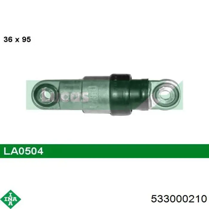 Tensor de la correa trapecial poli v BMW 7 (E32)