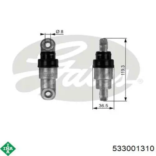 Comprar 533001310 INA Tensor de correa poli V 