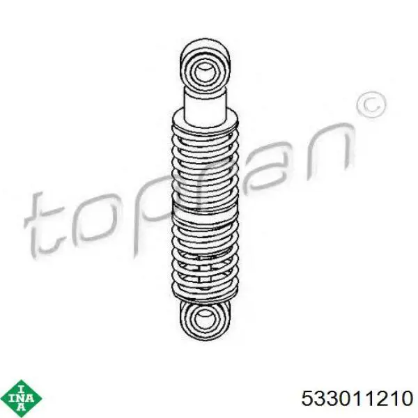Comprar 533011210 INA Amortiguador del tensor de la correa de transmisión