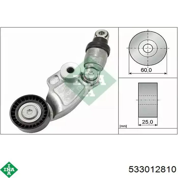 Comprar 533012810 INA Tensor de correa poli V 