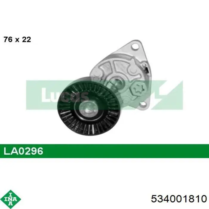 Comprar 534001810 INA Tensor de correa poli V 