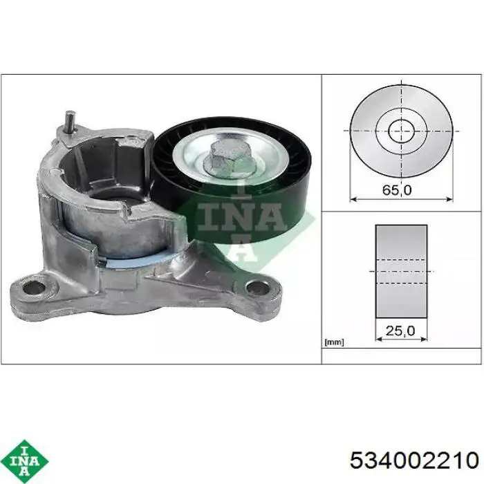 Comprar 534002210 INA Tensor de la correa trapecial