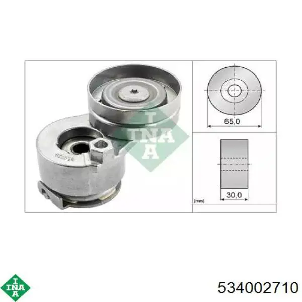 Tensor de la correa trapecial INA 534002710 precio, desde 40,13 EUR