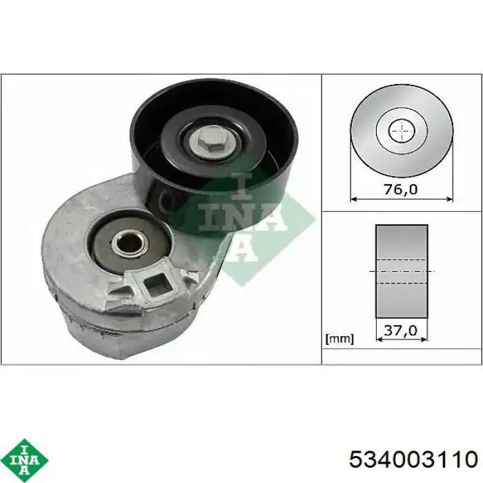 Tensor de la correa trapecial INA 534003110 precio, desde 74,79 EUR