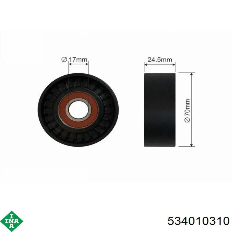 Tensor de la correa trapecial INA 534010310 precio, desde 102,83 EUR