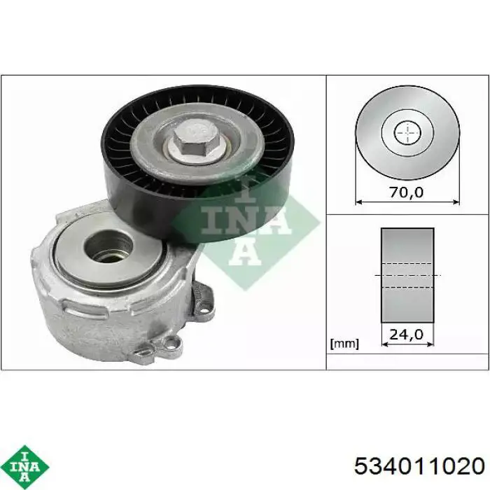 Comprar 534011020 INA Tensor de la correa trapecial