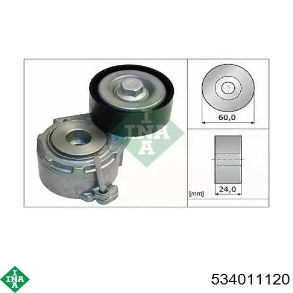 Tensor de correa poli V 030948 Cautex